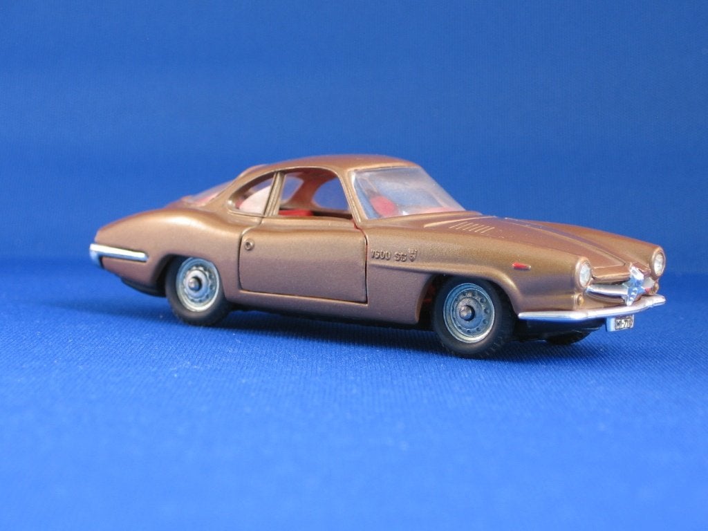 Mod 14 Alfa Romeo Giulia SS , Politoys M , no 506, Ophalen of Verzenden, Gebruikt, Auto, Overige merken