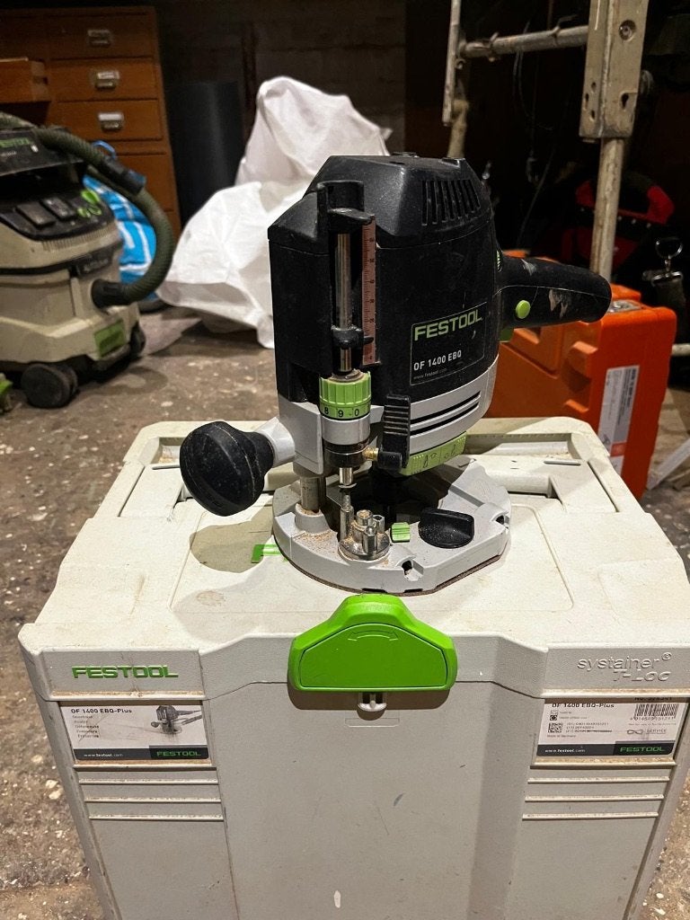 festool OF1400 EBQ plus bovenfrees, Ophalen, Gebruikt, Bovenfrees, Festool