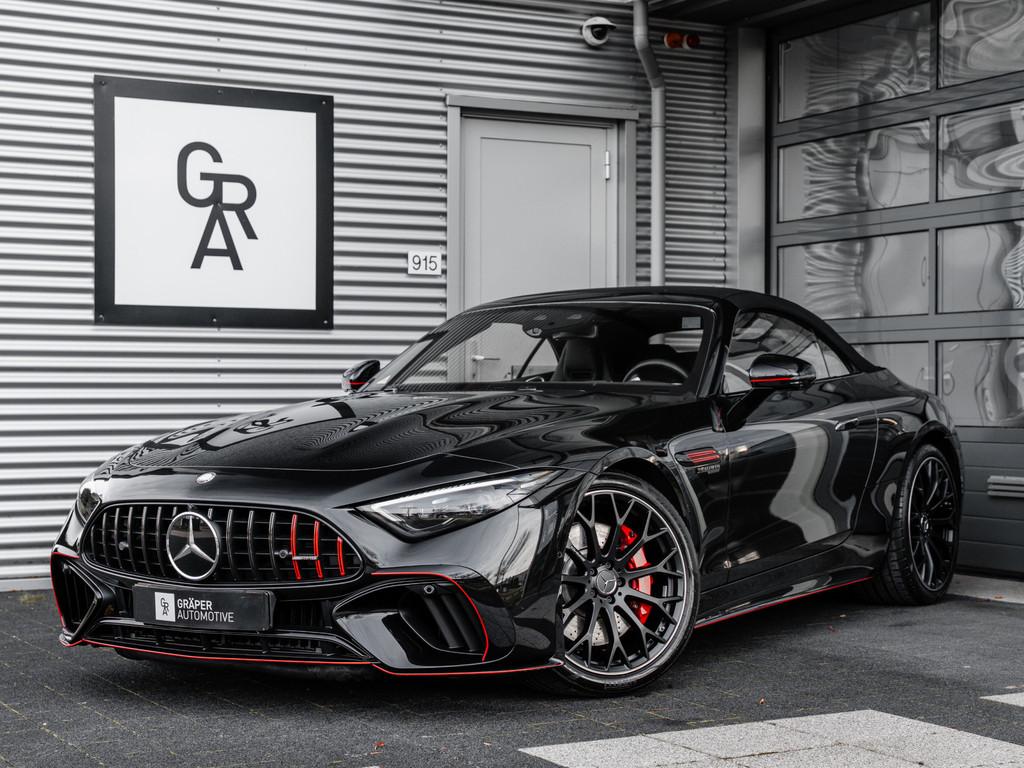 Mercedes-Benz SL-Klasse 55 AMG 4MATIC+ Roadster | Head-Up |, Automaat, Gebruikt, Cabriolet, Zwart