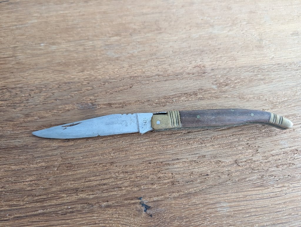 Zakmes laguiole bougna vintage, Ophalen of Verzenden, Zo goed als nieuw