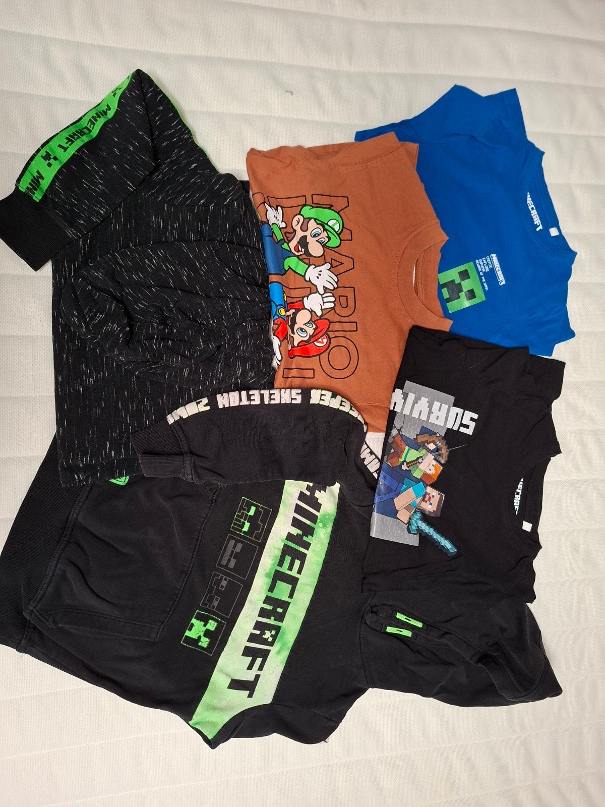 Minecraft en Mario shirts en hoodies, Ophalen of Verzenden, Minecraft, Jongen, Shirt of Longsleeve
