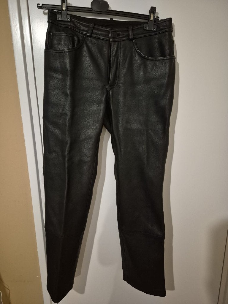 leren dames motorbroek, Broek | leer, Dames, Tweedehands, Ophalen