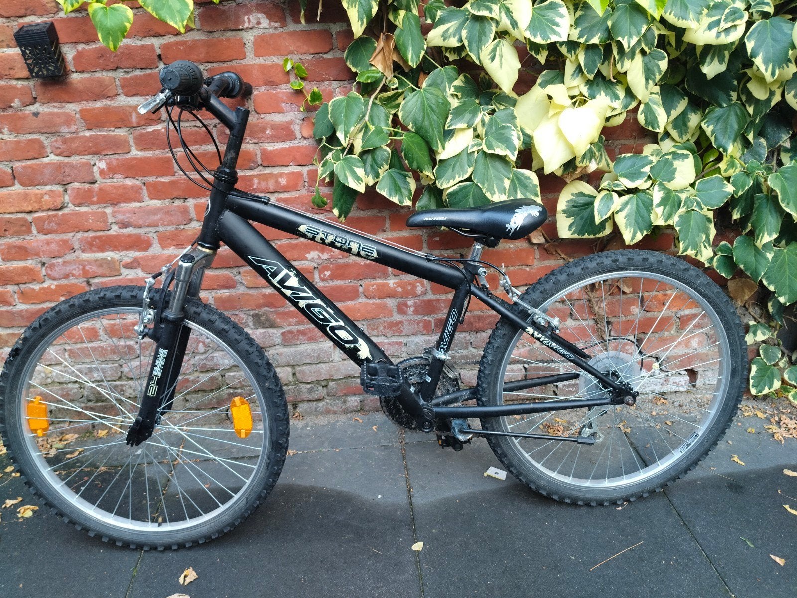 24" kinder mountainbike zwart met Shimano versnellingen, Fietsen en Brommers, Minder dan 45 cm, Ophalen, Gebruikt, Overige merken
