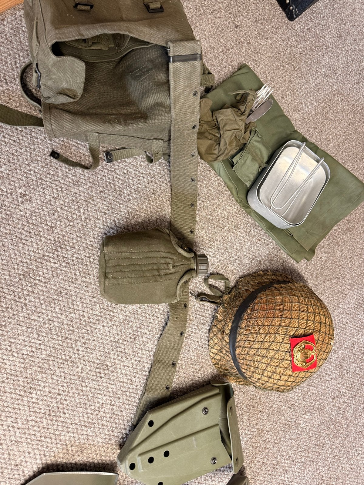 Legerdump set: rugzak, veldfles, helm en meer, Ophalen, Landmacht, Overige typen