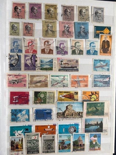 postzegels Turkije, Ophalen of Verzenden, Buitenland
