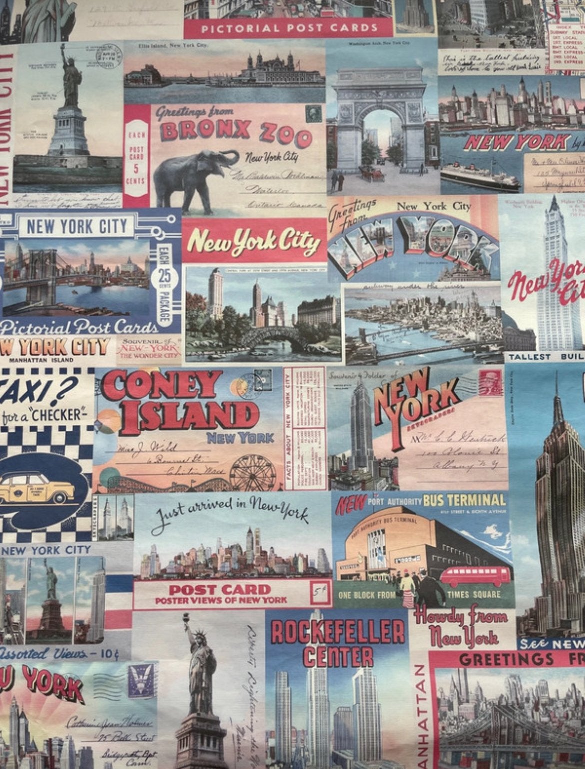Vintage New York City Poster - Iconische Beelden, 50 – 75, Verzenden, Zo goed als nieuw, Foto of Poster
