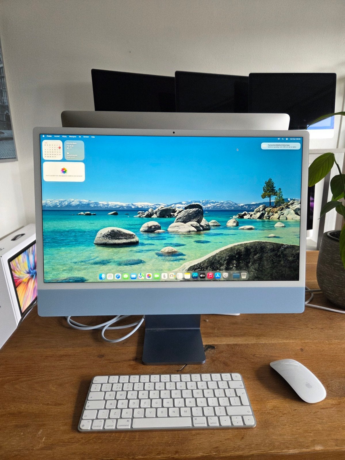 iMac 24" M3  2023 blauw, Computers en Software, Besturingssoftware, Ophalen of Verzenden, Zo goed als nieuw