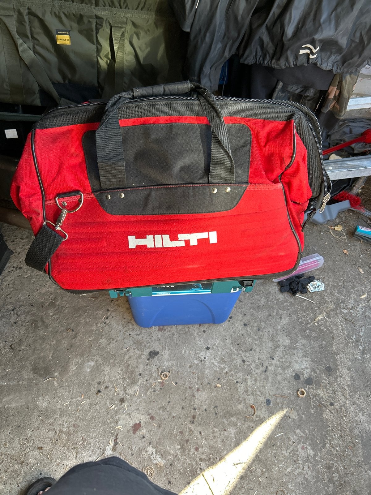 Hilti gereedschapstas - rood/zwart, Ophalen, Gebruikt