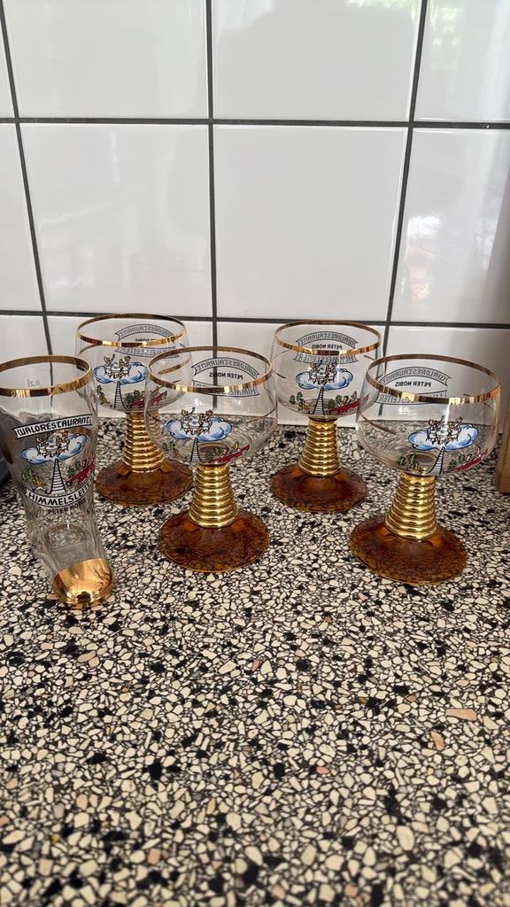 Set glazen Eifel Himmelstein, Verzamelen, Glas en Borrelglaasjes, Ophalen of Verzenden, Nieuw, Overige typen