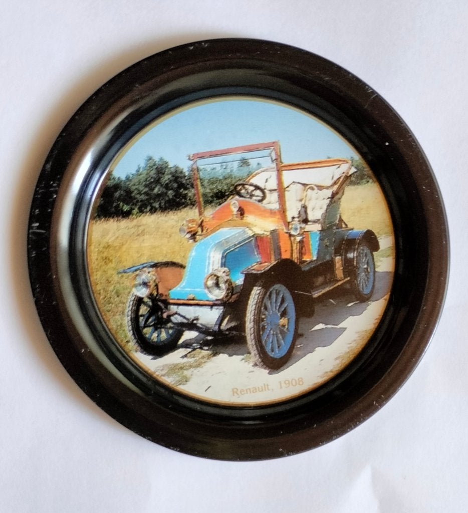Onderzetter Renault AX 1908, Gebruikt, Verzenden, Glasonderzetter, Metaal