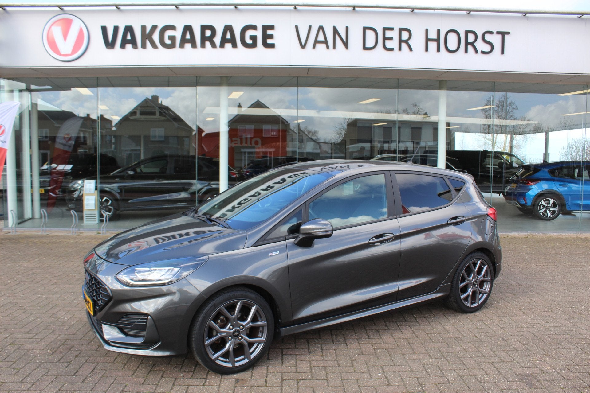 Ford Fiesta 1.0-125pk EcoBoost Mild-Hybrid ST-Line. Luxe, sp, Auto's, Ford, 12 maanden, Gebruikt, Handgeschakeld, Hybride Elektrisch/Benzine