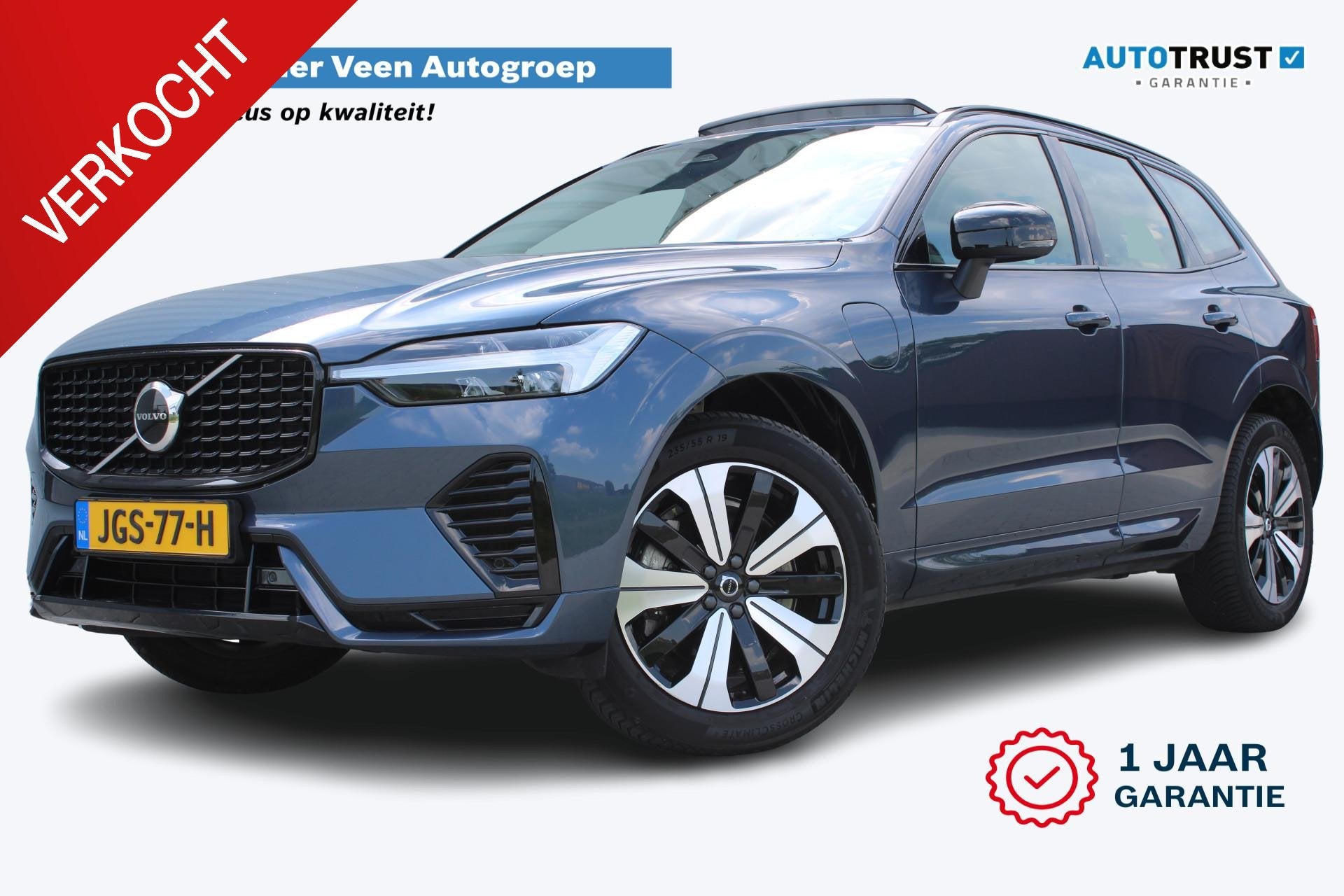 Volvo XC60 2.0 T6 Plug-in hybrid AWD Plus Dark | Incl. 12 ma, Auto's, Automaat, Gebruikt, 4 cilinders, 1969 cc