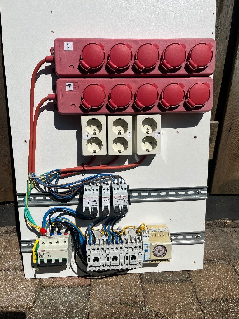 Zware Schakelkast / Verdeelbord met Tijdklok, Ophalen, Gebruikt, Overige merken, Overige typen