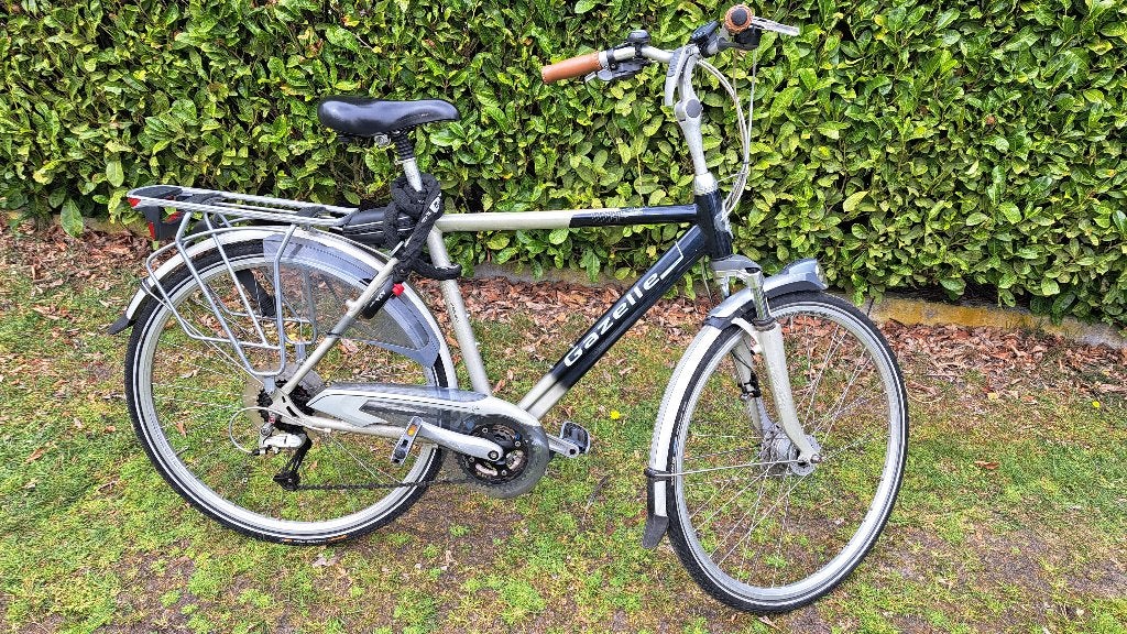 Gazelle heren fiets maat 57, Fietsen en Brommers, Fietsen | Heren | Herenfietsen, Ophalen, Gebruikt, Versnellingen, 57 tot 61 cm