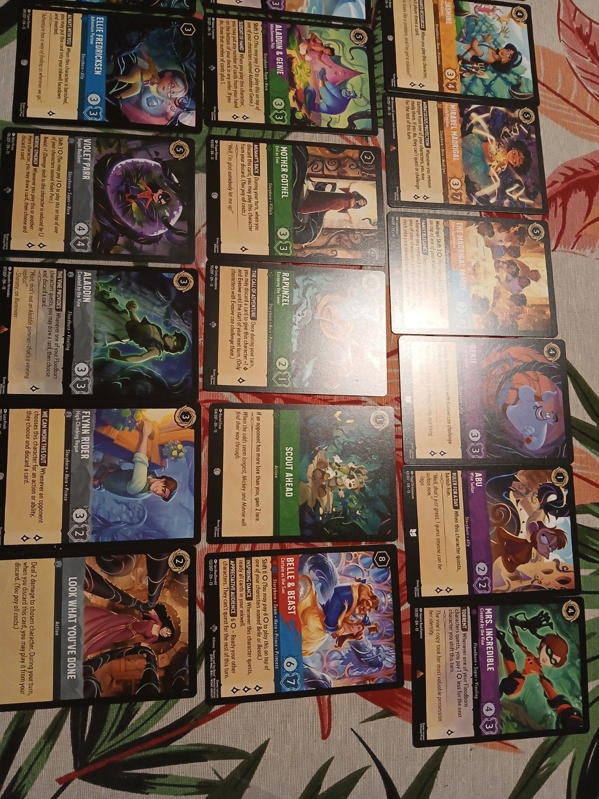 lorcana  19 kaarten uitgezocht, Ophalen of Verzenden, Meerdere kaarten