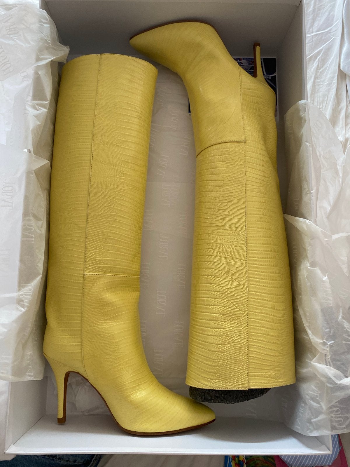 Toral Hoge Laarzen Botergeel Leer Nieuw in Doos Maat 38, Kleding | Dames, Schoenen, Ophalen of Verzenden, Nieuw, Geel, Hoge laarzen
