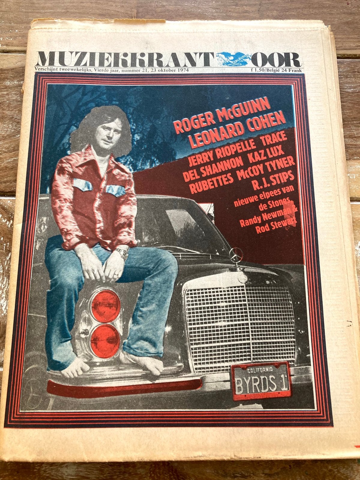 Muziekkrant OOR 1974 BUFFALO SPRINGFIELD Roger McGuinn COHEN, Ophalen of Verzenden, Gelezen, Muziek, Film of Tv