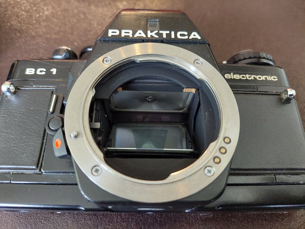 Fototoestel Praktika BC1 gebruikt bij DDR stasi.....oeps, Verzenden, Gebruikt, Spiegelreflex, Overige Merken