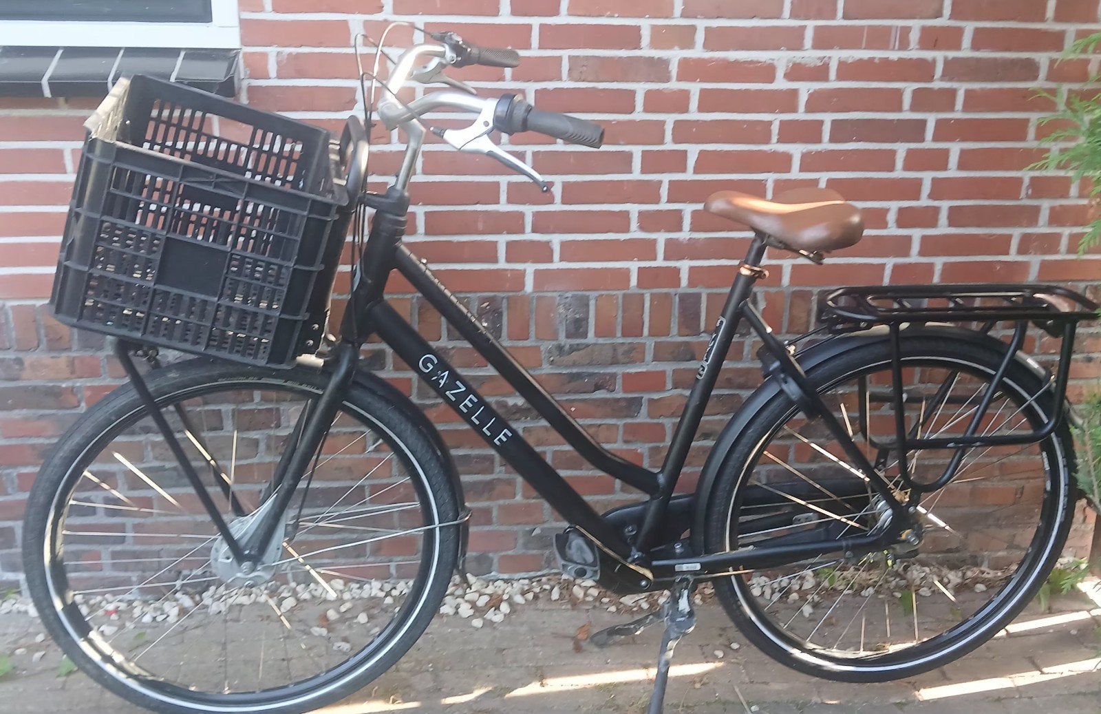 Gazelle heavy duty damesfiets, Ophalen, Terugtraprem, Gebruikt, Versnellingen