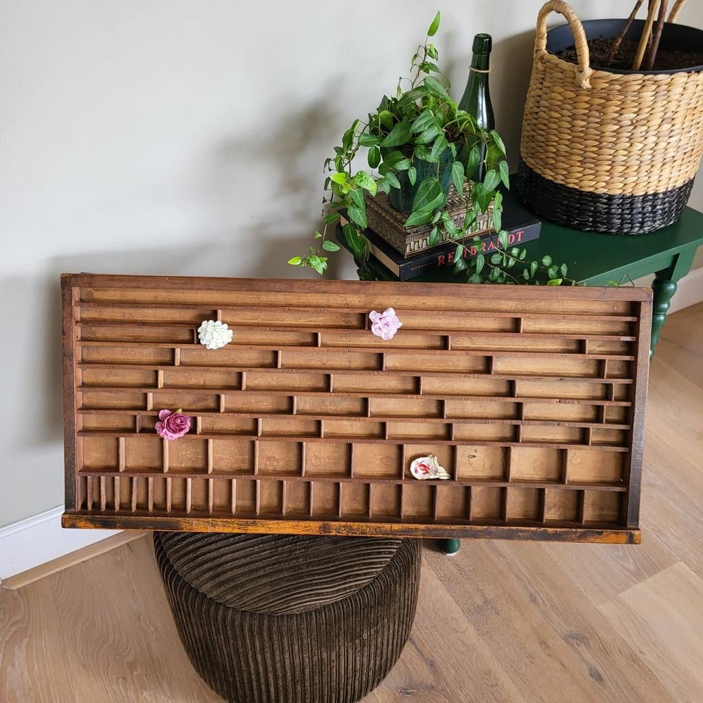 Houten letterbak 82x36 cm, Ophalen of Verzenden