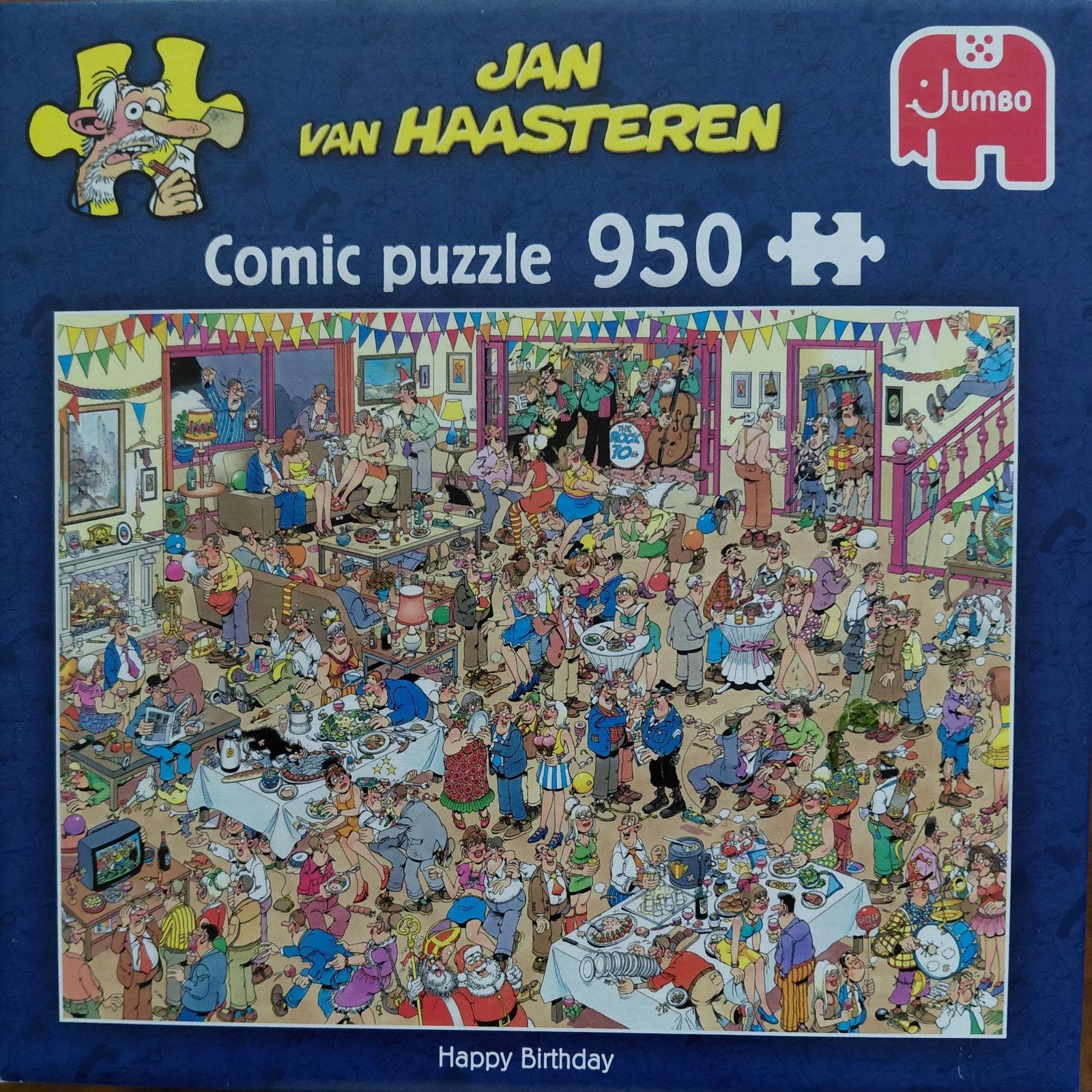 Jan van Haasteren Happy Birthday puzzel 950 stukjes, Hobby en Vrije tijd, Denksport en Puzzels, Ophalen, Zo goed als nieuw