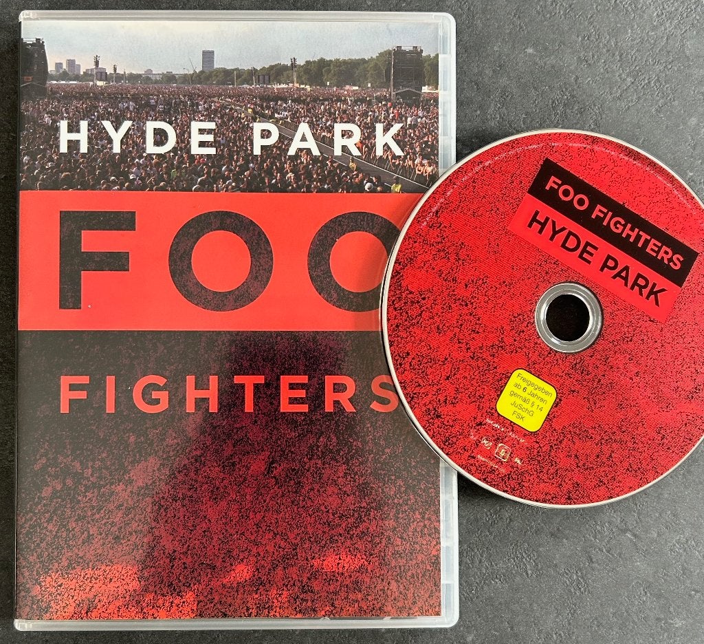 FOO FIGHTERS - Hyde park ( DVD ), Vanaf 16 jaar, Ophalen of Verzenden, Zo goed als nieuw, Concert
