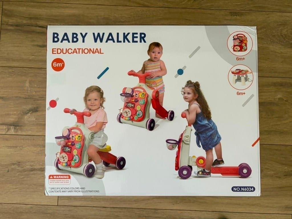 Baby Walker 3-in-1: loopstoel, loopfiets en speeltafel, Ophalen of Verzenden, Zo goed als nieuw, Jongen of Meisje