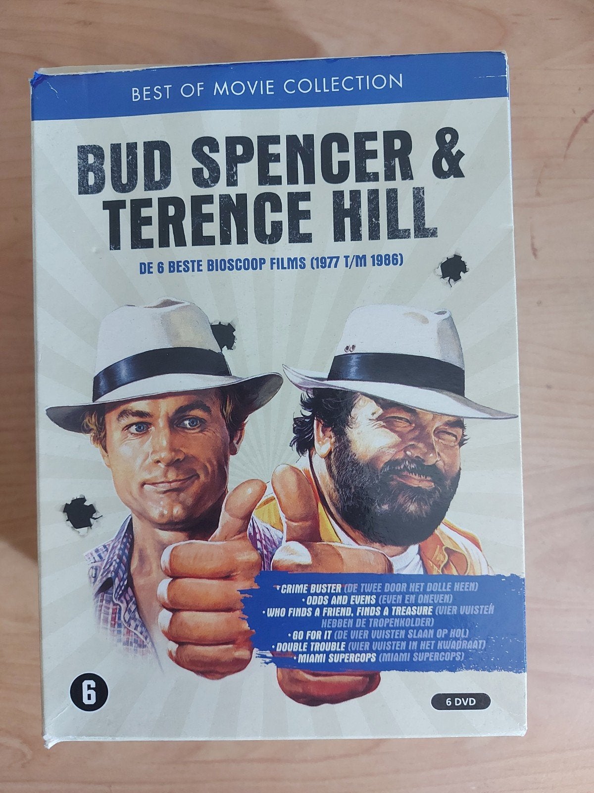 Bud Spencer & Terence Hill - de 6 Beste Bioscoop BOX, Alle leeftijden, Ophalen of Verzenden, Zo goed als nieuw, Actiekomedie