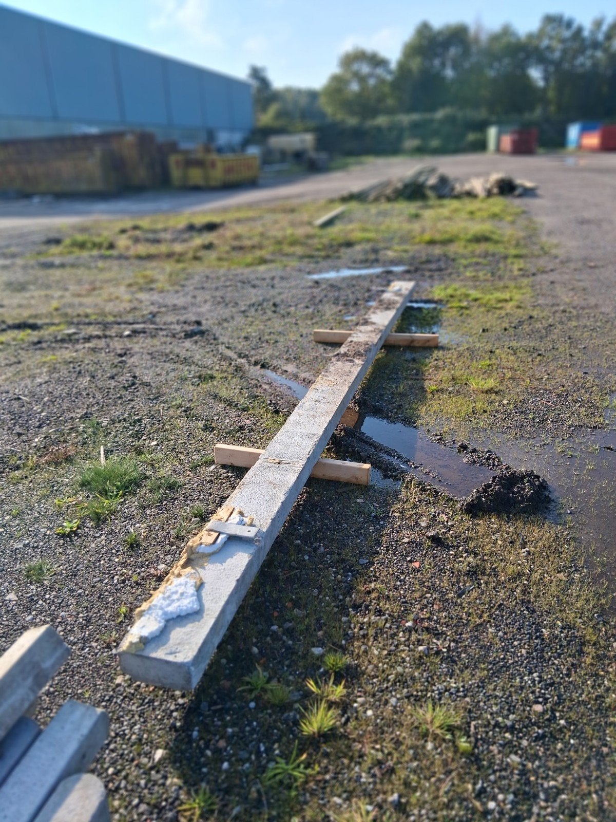 Circulaire betonlatei 5 meter, Ophalen, Gebruikt