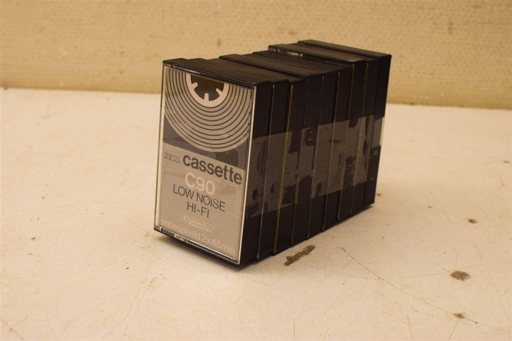 9 stuks hema cassettebandjes 45085, Ophalen of Verzenden, Gebruikt, Overige genres, 1 bandje