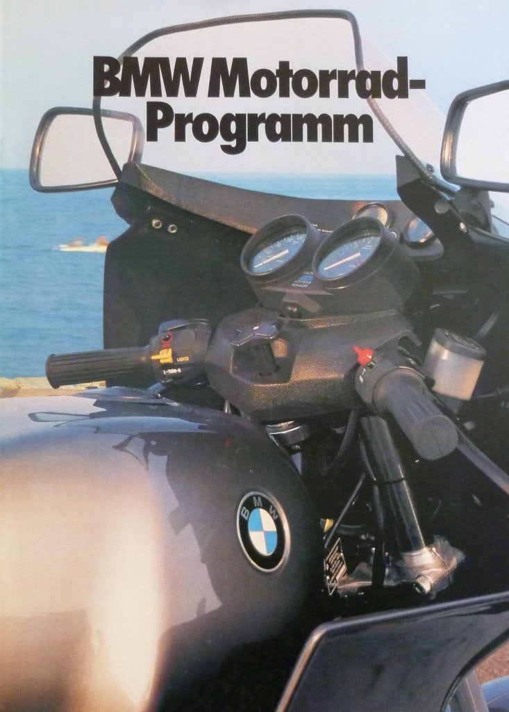 Folder BMW Motorrad- Programm 02/1981, Motoren, Handleidingen en Instructieboekjes, BMW, Ophalen of Verzenden
