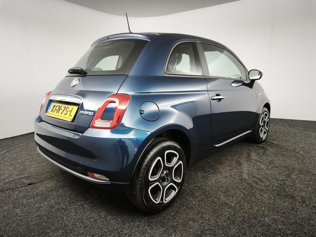 Fiat 500 1.0 Hybrid Club | Apple CarPlay / Android Auto | Cr, Stof, Gebruikt, Met garantie (alle), Bedrijf