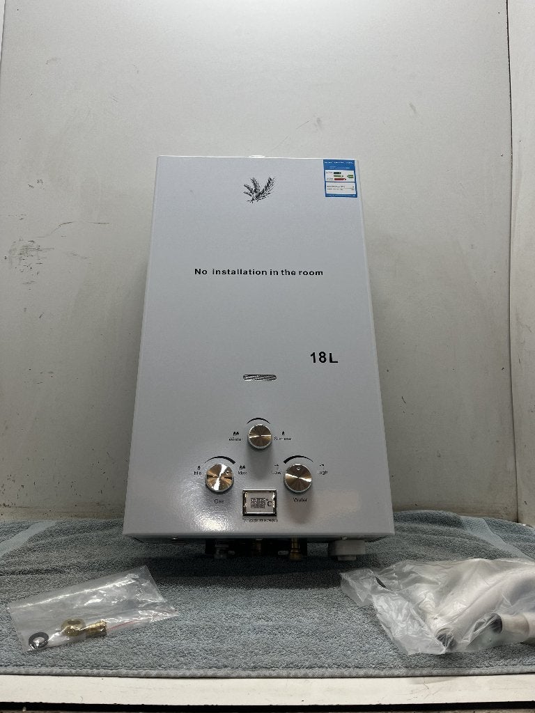 Propaan geiser 18 Liter 12/220/24 volt, Ophalen, Aardgas, Geiser, Minder dan 20 liter