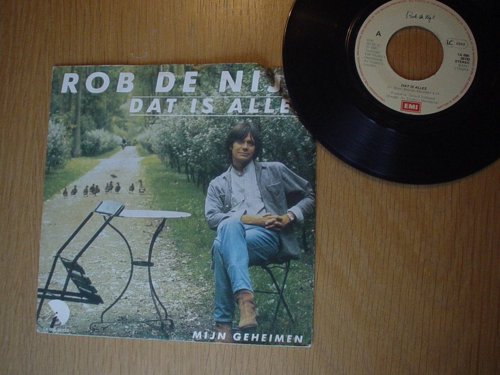 Single Rob de Nijs, Ophalen of Verzenden, Zo goed als nieuw, Nederlandstalig
