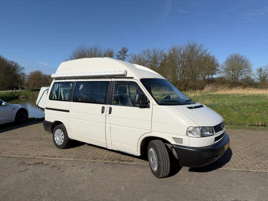 Volkswagen California 2.5 Camper I TDI 75KW 1999 Wit, Auto's, Stof, Overige carrosserieën, 4 stoelen, Wit