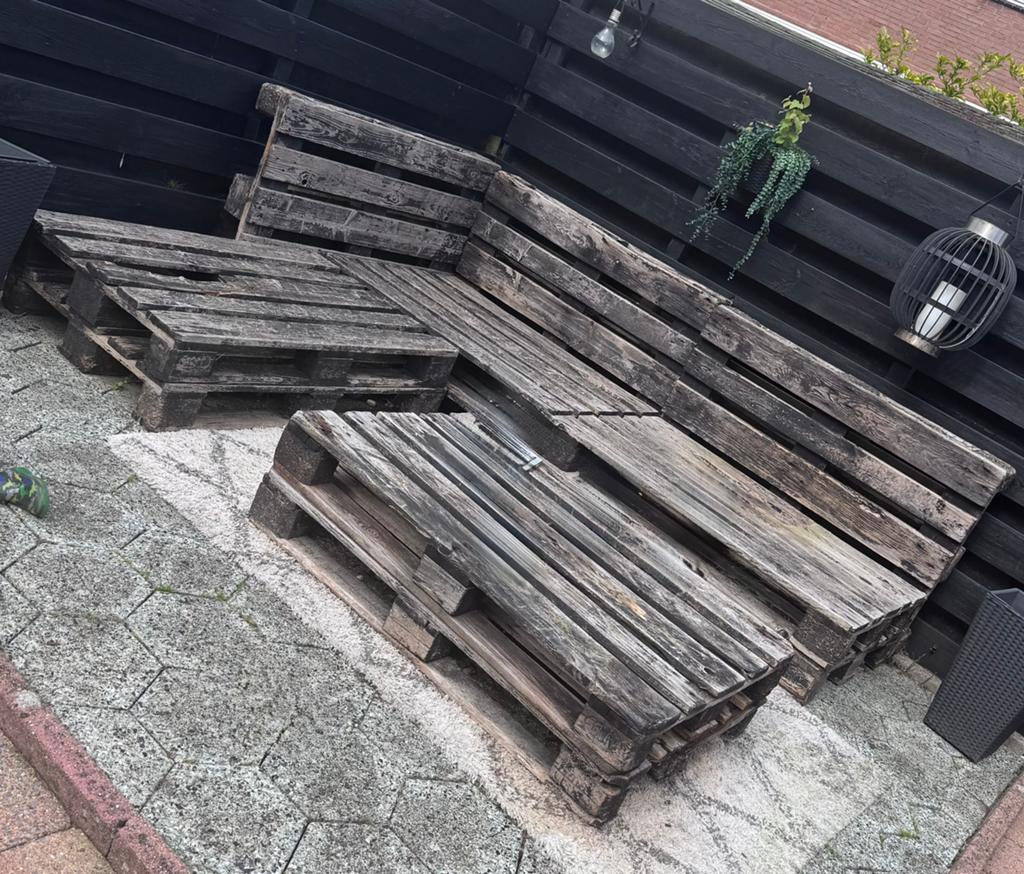 Gratis pallets, Tuin en Terras, Ophalen, Gebruikt, Hout