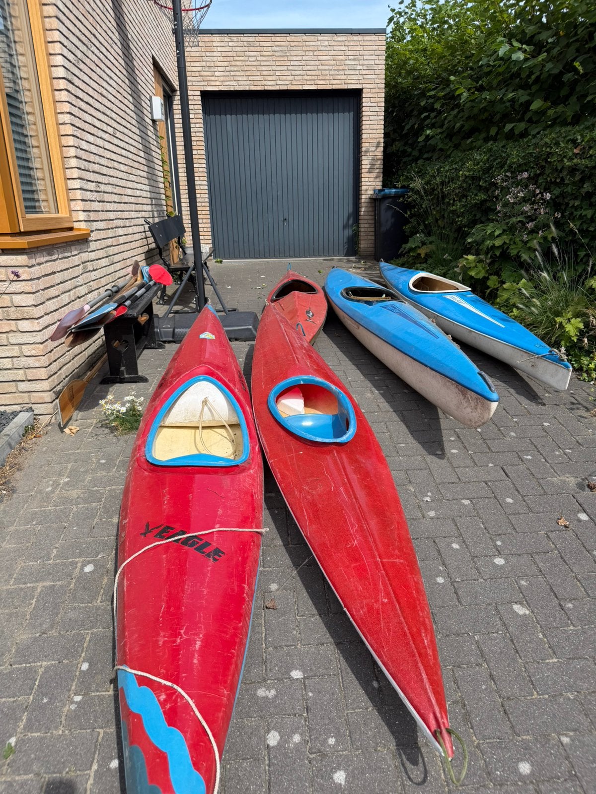 Kanoes te  koop, Ophalen, Gebruikt, Eén persoon, Met peddels