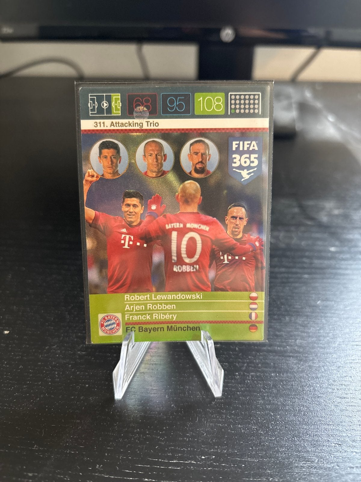 FIFA 365 Attacking Trio kaart - Lewandowski, Robben, Ribéry, Verzamelen, Ophalen of Verzenden, Zo goed als nieuw, Buitenlandse clubs