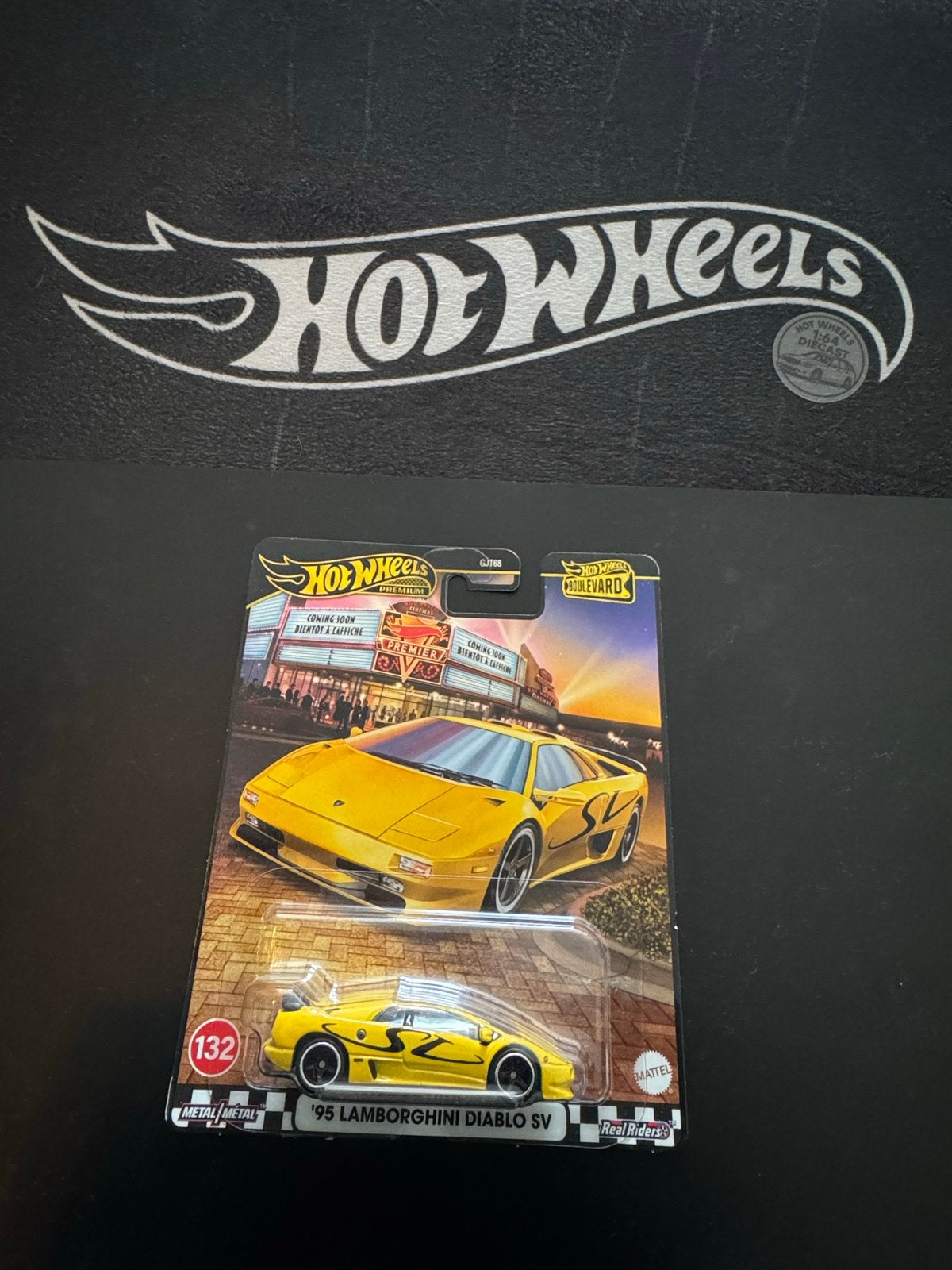 Hot Wheels '95 Lamborghini Diablo SV - Boulevard Premium, Ophalen of Verzenden, Nieuw, Auto
