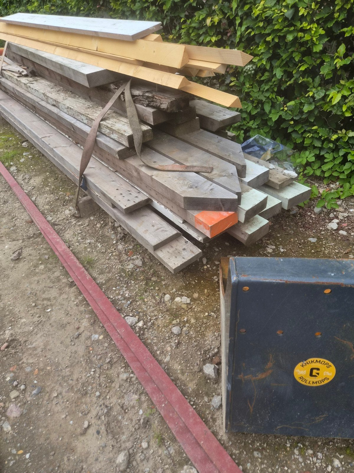 Gebruikte vuren gordingen en balkhout, Ophalen of Verzenden