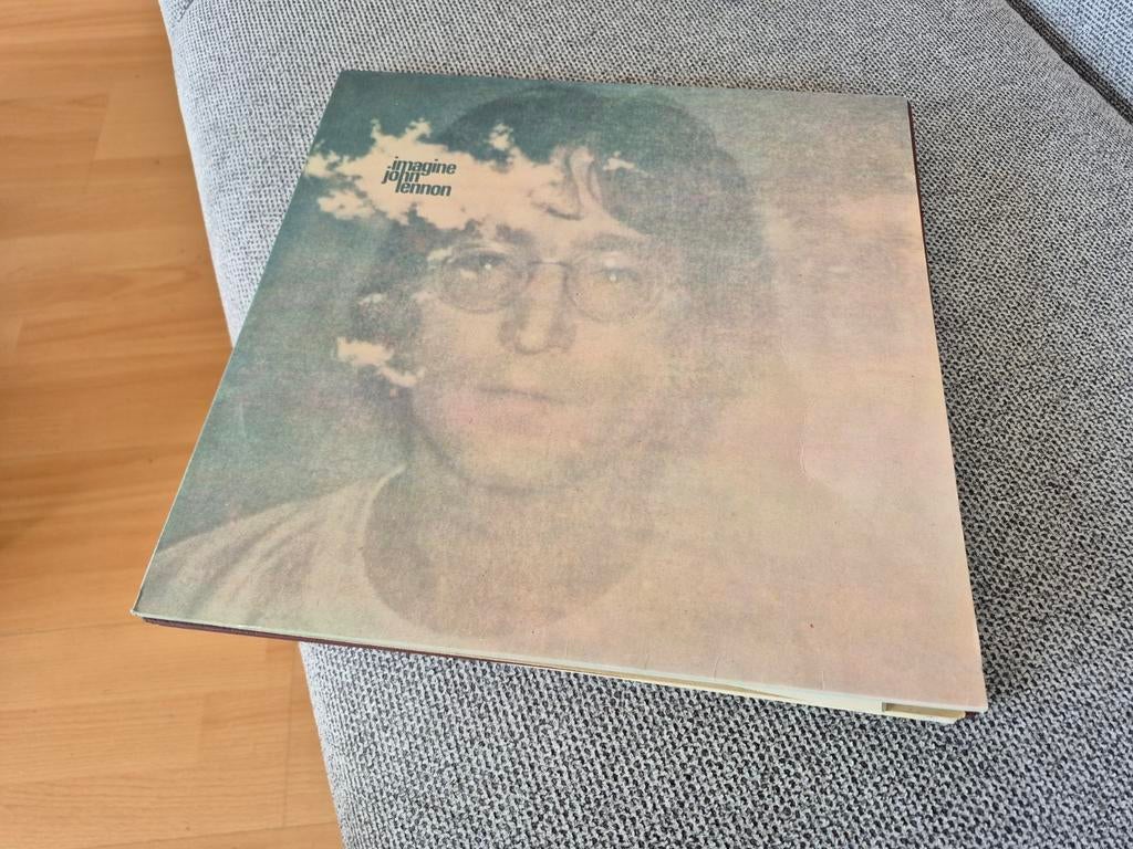 John Lennon LP Imagine met poster, Ophalen of Verzenden, Zo goed als nieuw, 12 inch, Poprock