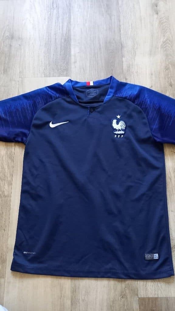 Frankrijk thuisshirt 2018 WK - Mbappé, Griezmann, Pogba, Maat S, Ophalen of Verzenden, Gebruikt, Shirt