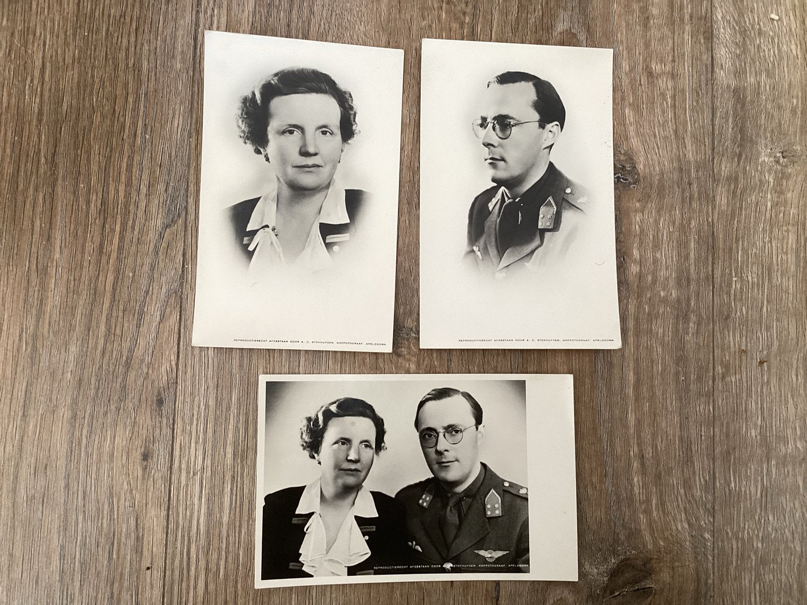 3  foto's van Koninklijke familie,Juliana en Bernhard, Verzamelen, Koninklijk Huis en Royalty, Ophalen of Verzenden, Gebruikt