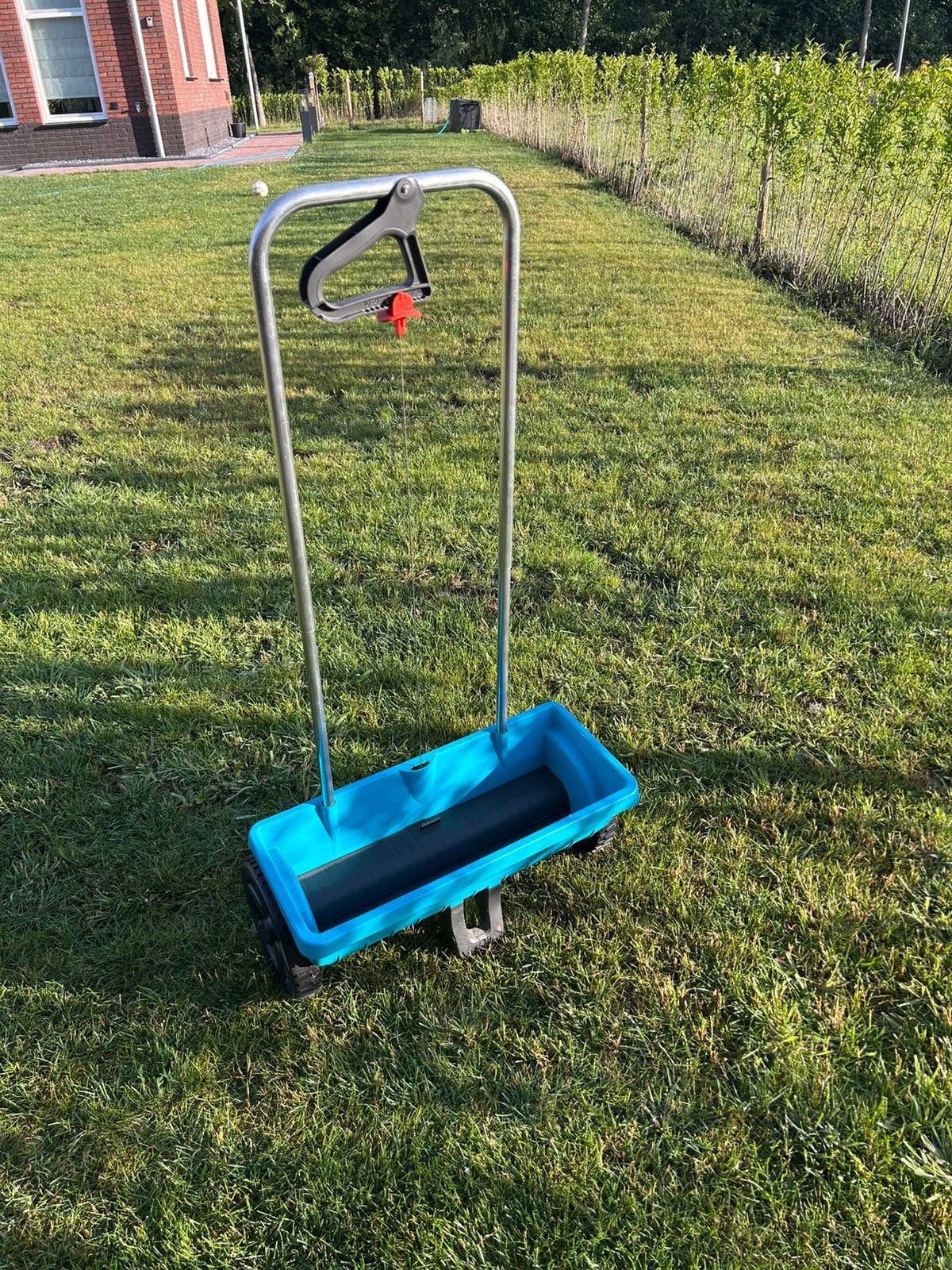 Zaaimachine Gardena, Ophalen, Zo goed als nieuw, Zwenksproeier