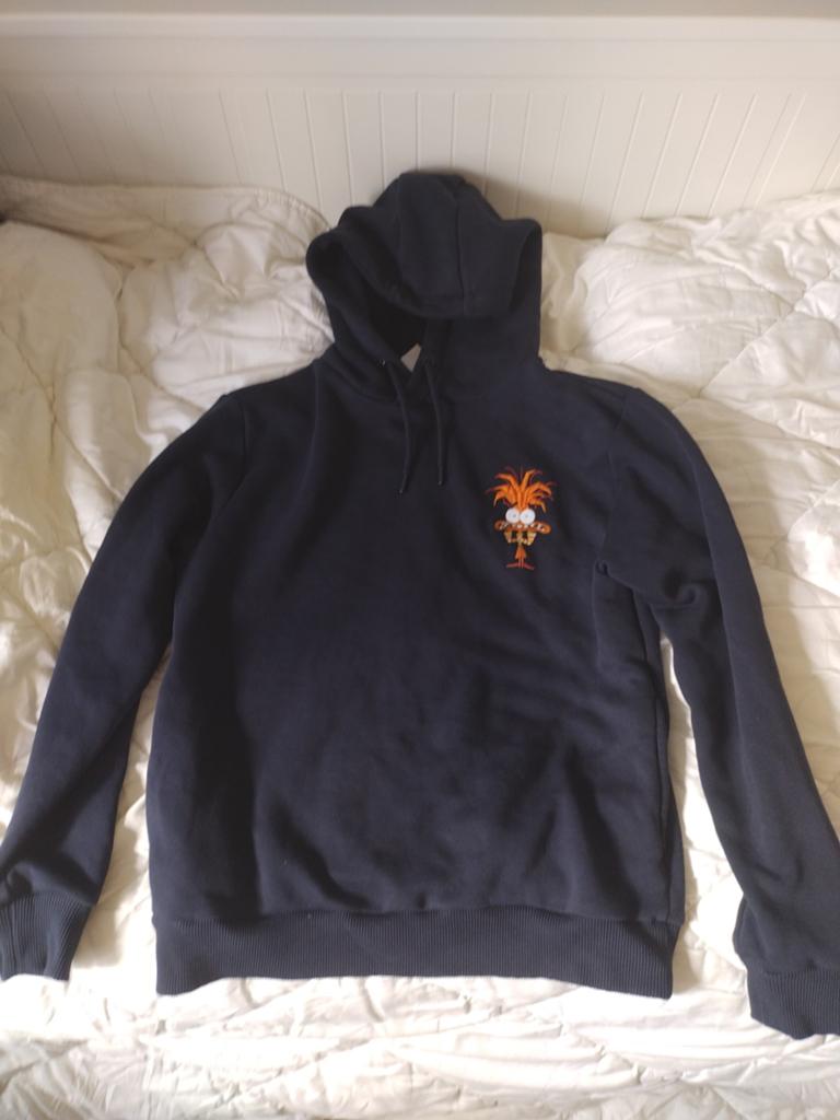 Disney Inside Out Anxiety hoody -XS gekrompen, Disney, Jongen of Meisje, Trui of Vest, Ophalen of Verzenden