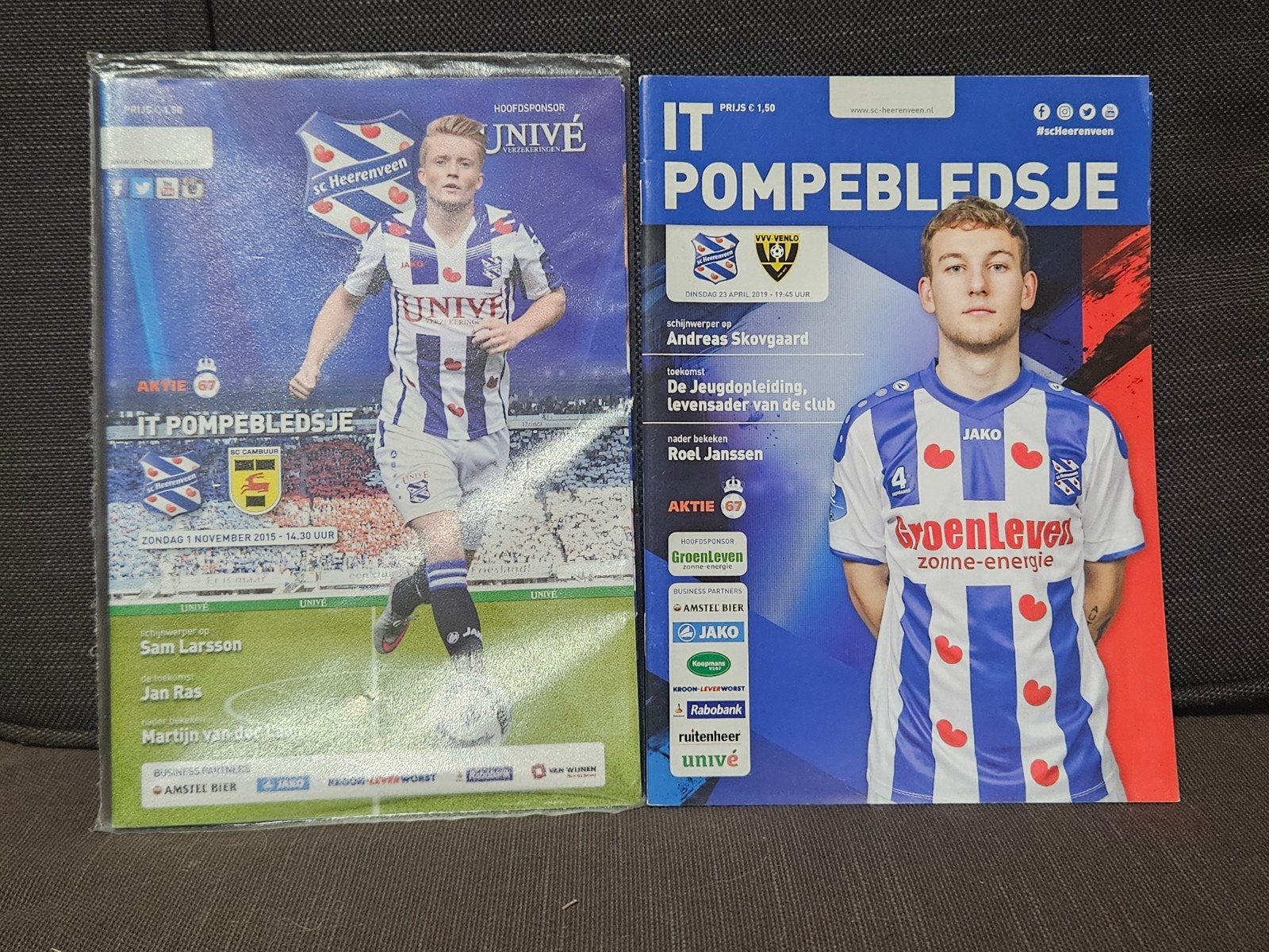 SC Heerenveen It Pompebledsje programmaboekjes, Verzamelen, Ophalen of Verzenden, Zo goed als nieuw, Overige binnenlandse clubs