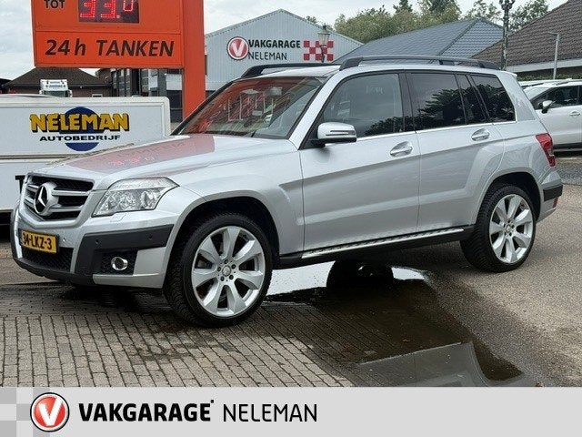 Mercedes-Benz GLK-Klasse 350 4MATIC leer trekhaak bovag gara, Auto's, Automaat, Zwart, Leder, 102 €/maand