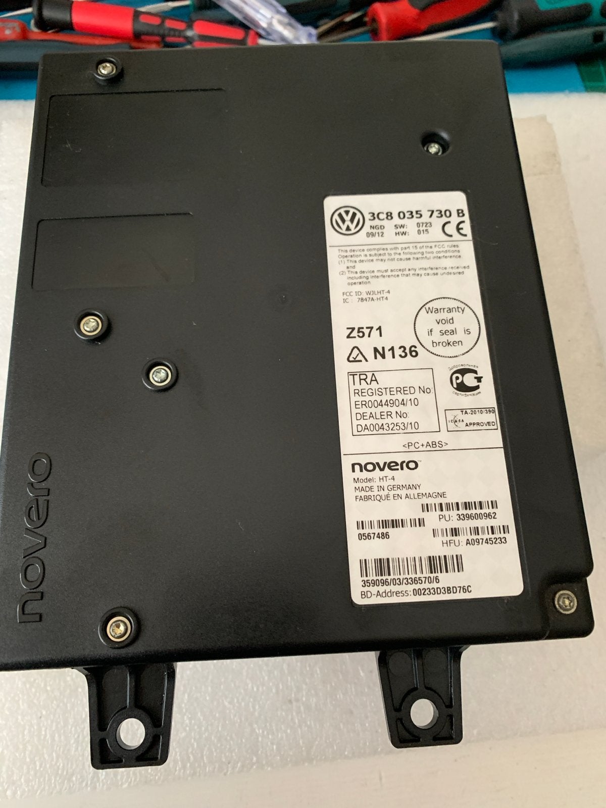 Novero HT-4 Bluetooth Module VW Audi Skoda Seat, Ophalen of Verzenden, Gebruikt
