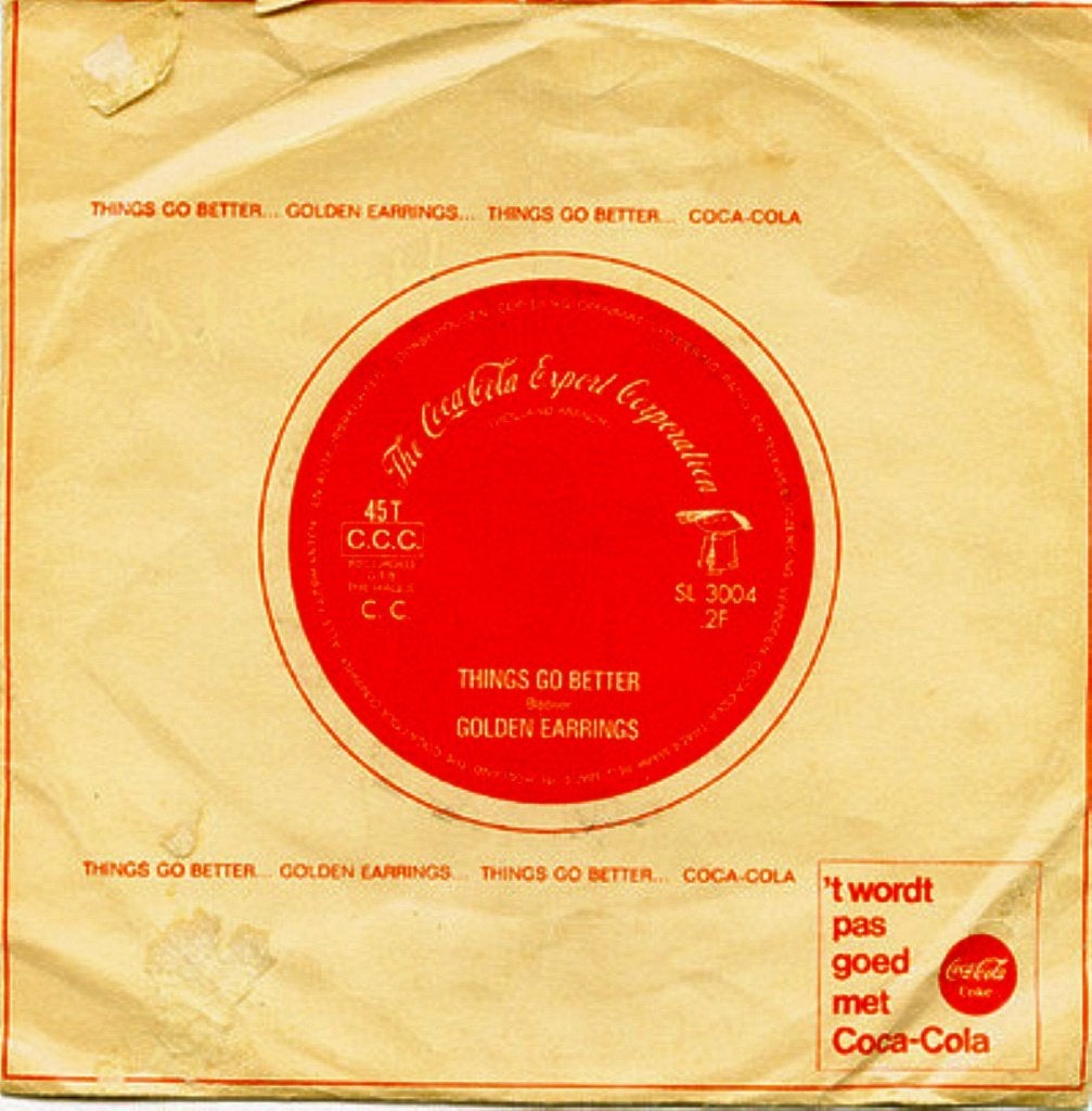 378 Golden Earrings - Rum and coca cola (1966 - kopie hoes), Cd's en Dvd's, Vinyl Singles, Ophalen of Verzenden, Gebruikt, 7 inch