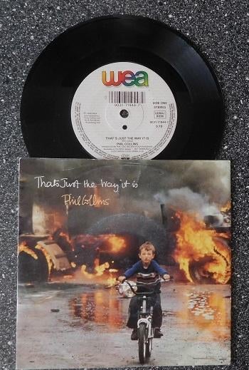 Phil Collins - that's just the way it is (vanaf € 1,50), 7 inch, Single, Ophalen of Verzenden, Zo goed als nieuw